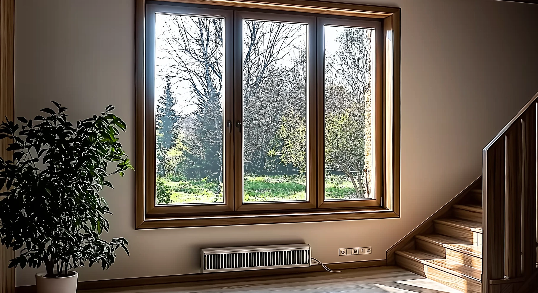 Фотография 0 Установка окон в загородный дом