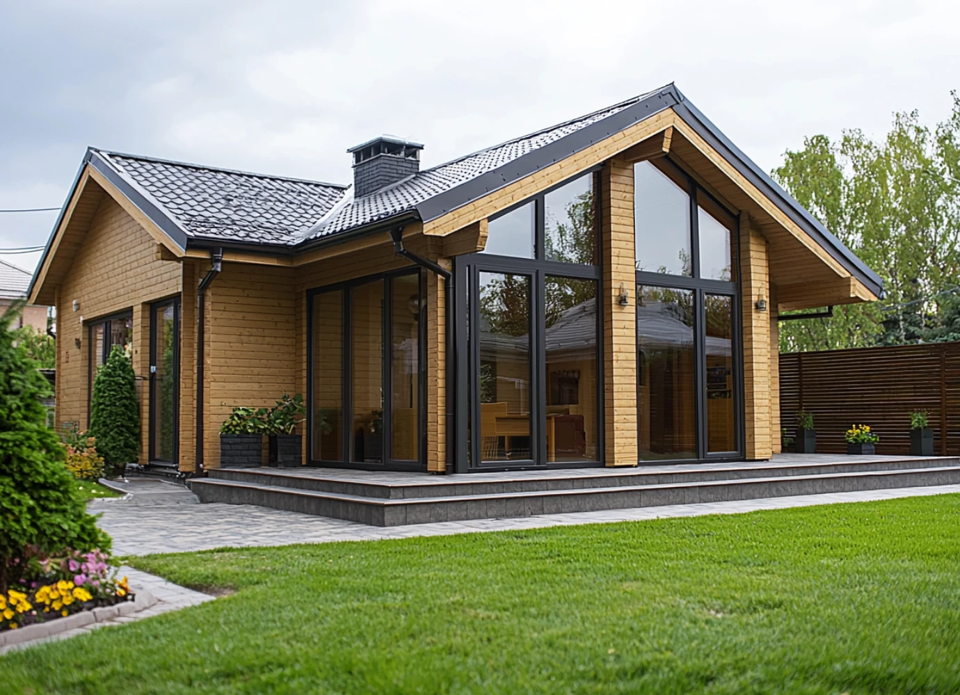 Остекление коттеджей