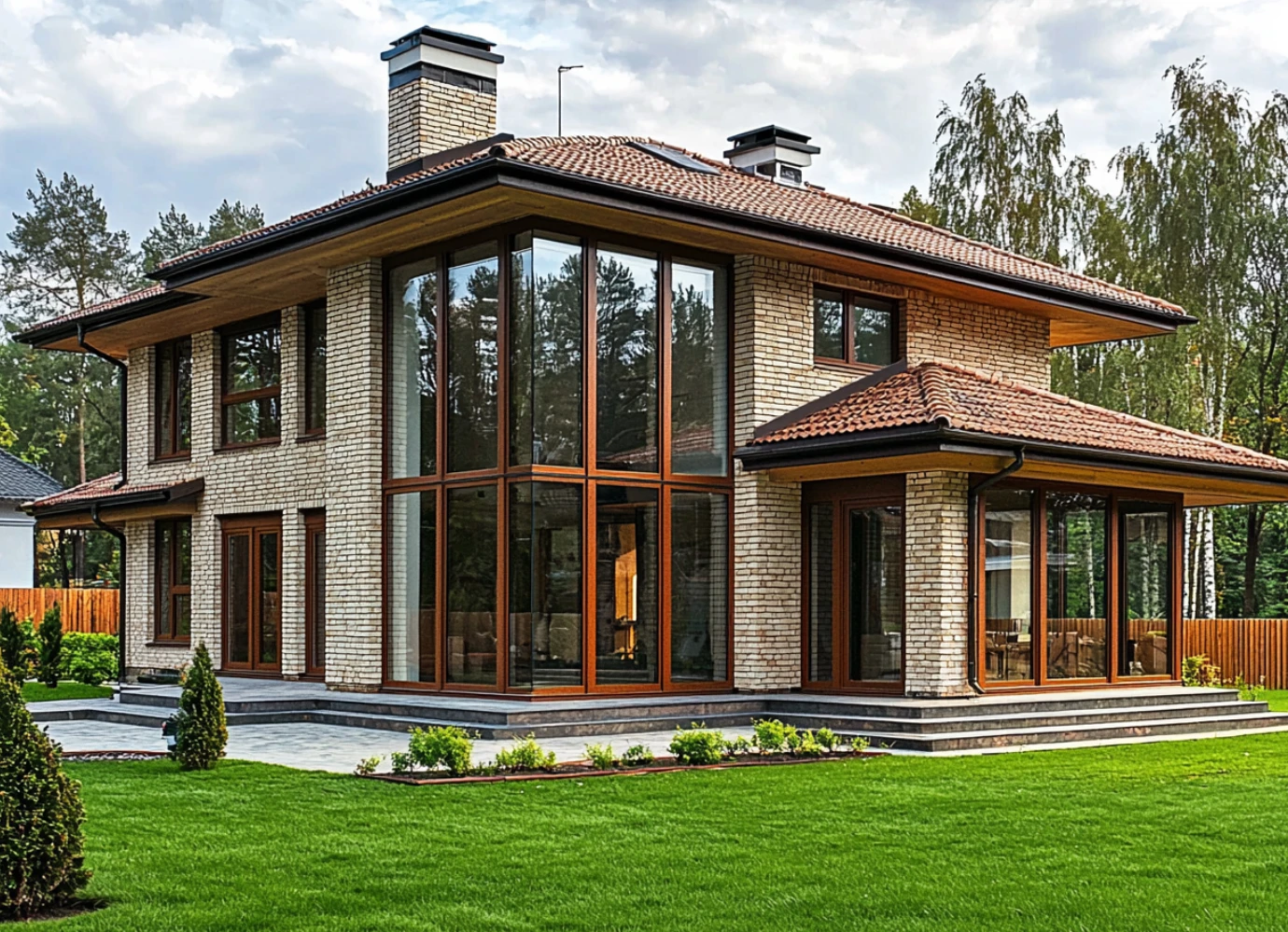 Остекление коттеджей