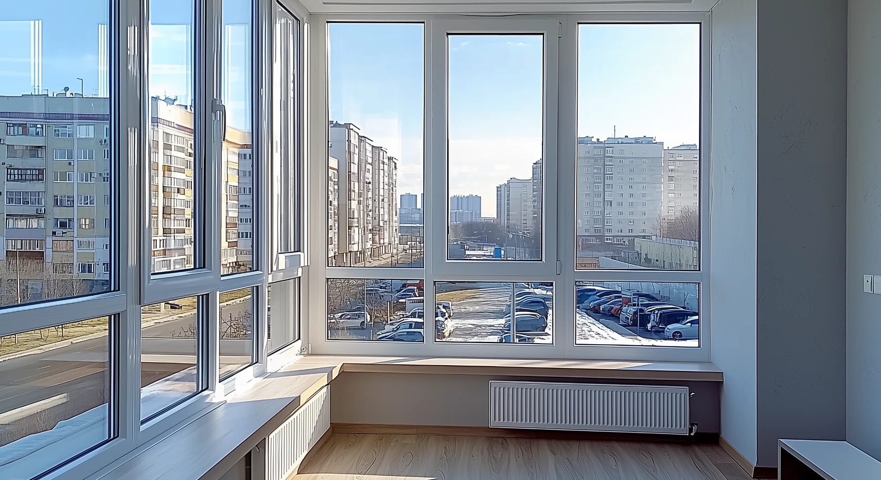 Фотография 1 Остекление лоджии