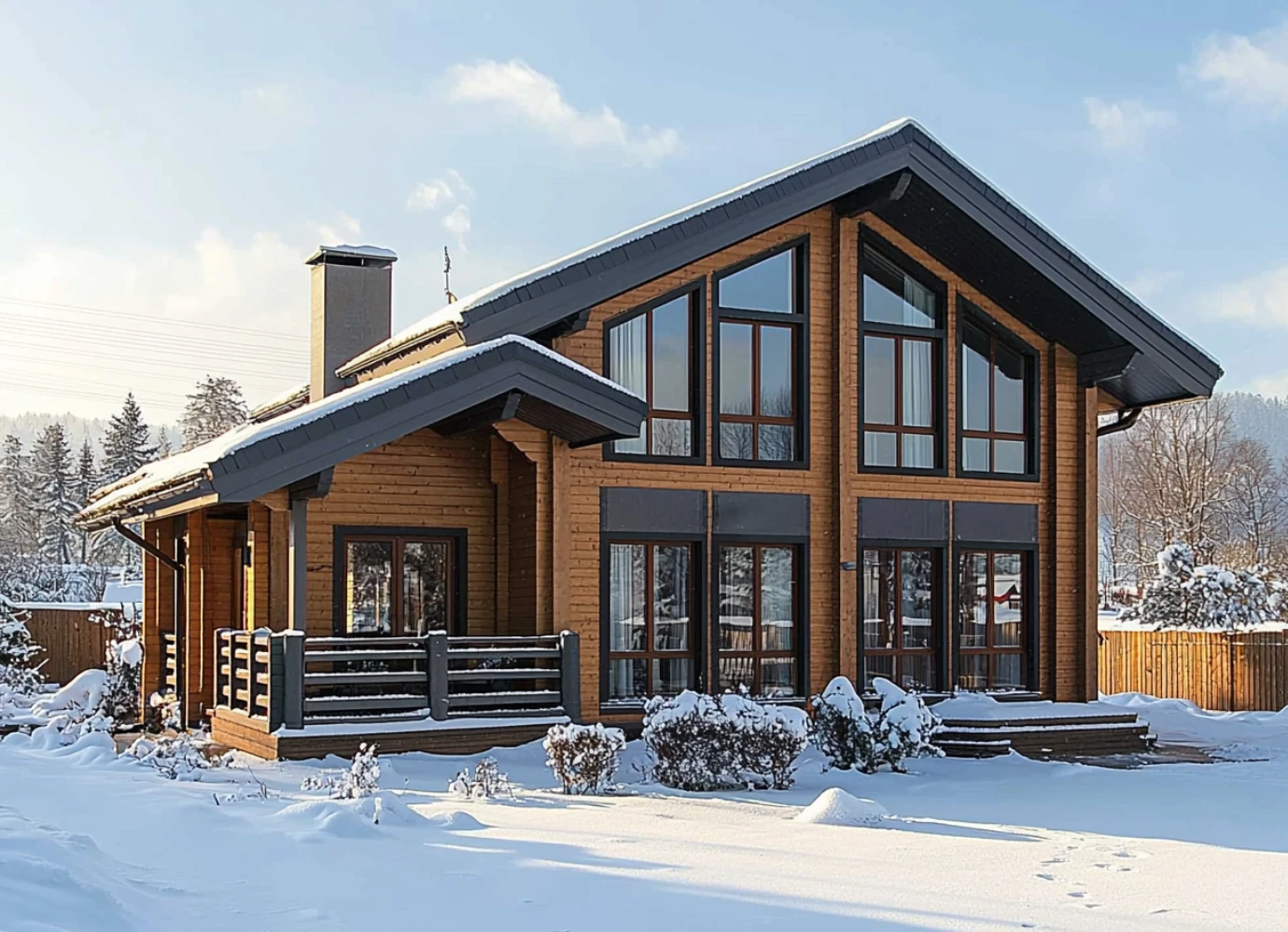 Остекление коттеджей