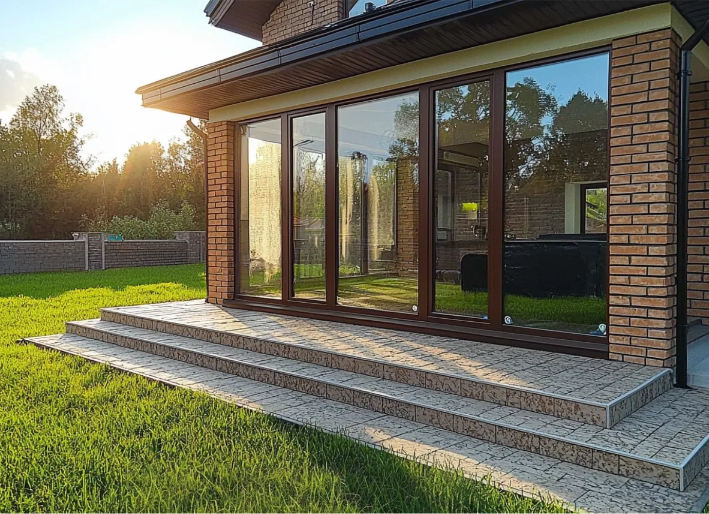 Остекление входных групп