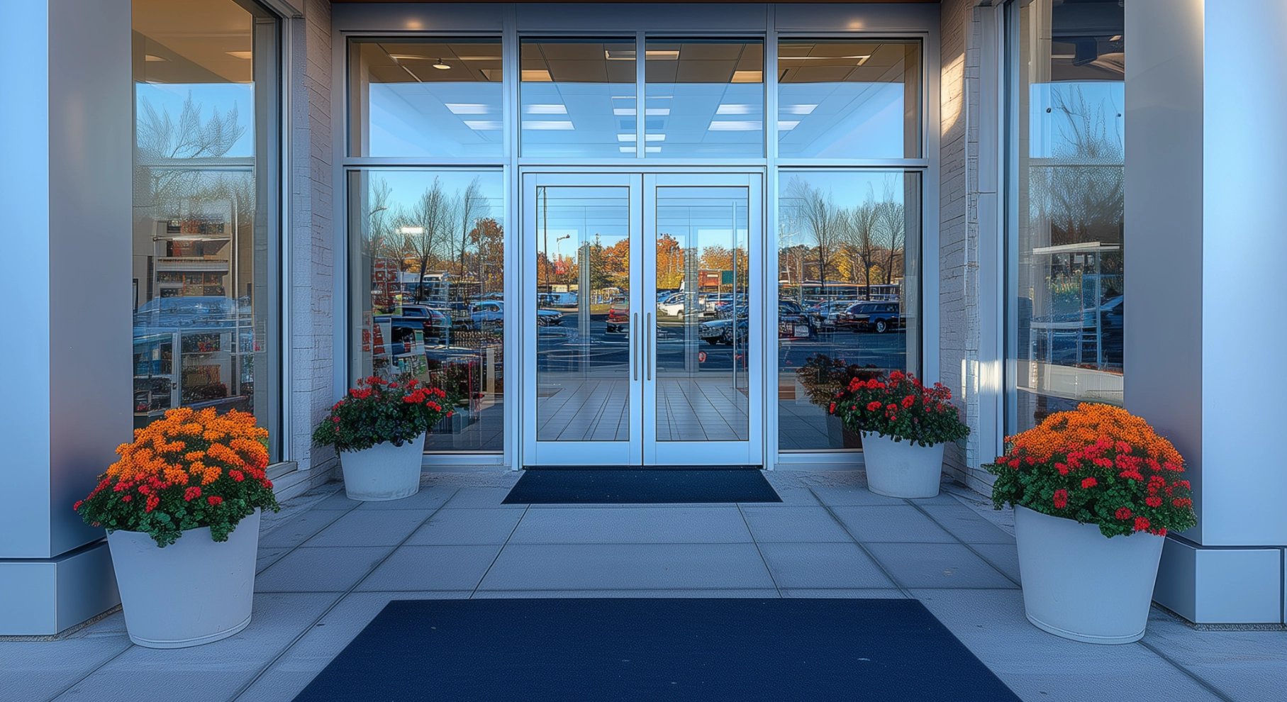 Фотография 1 Пластиковая дверь в коммерческое помещение