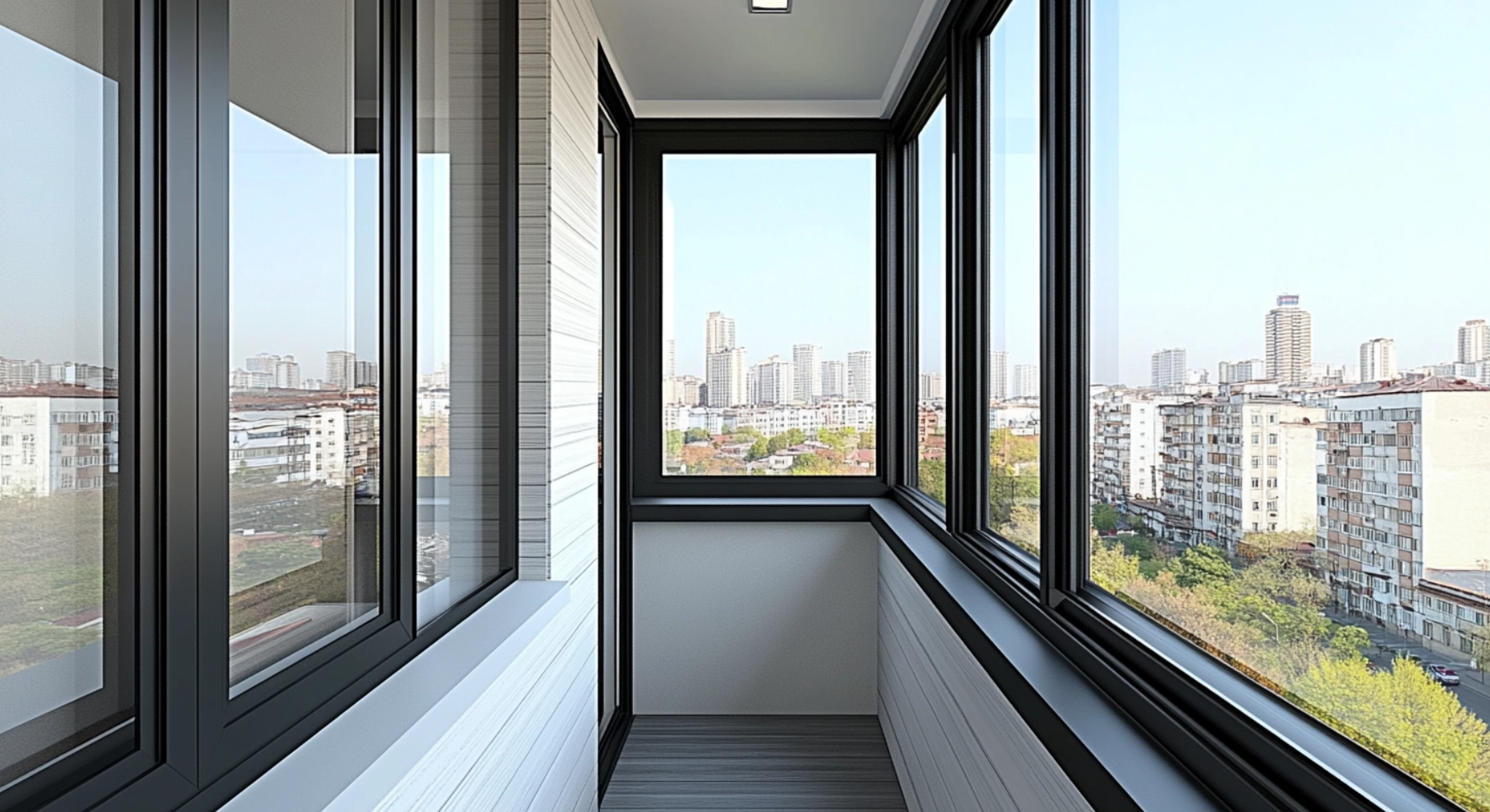 Фотография 1 Холодное остекление лоджии 