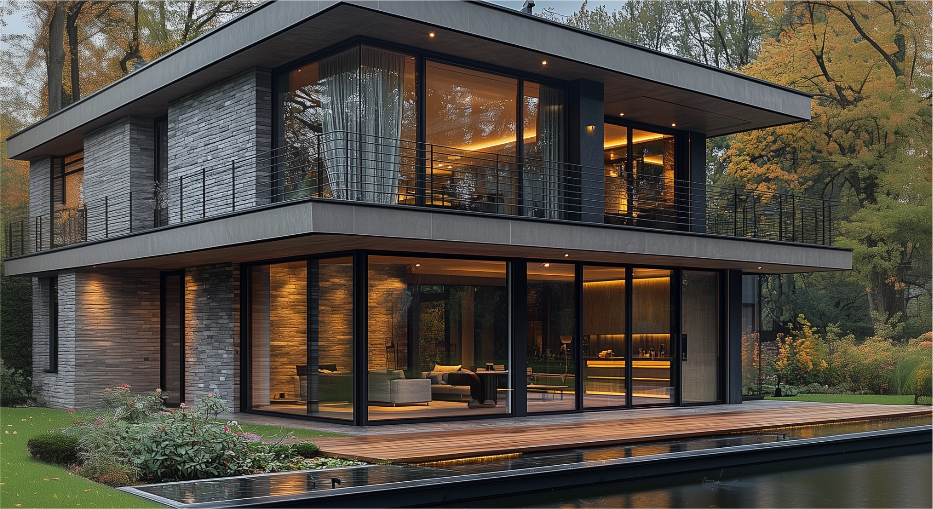 Фотография 0 Остекление коттеджа под ключ