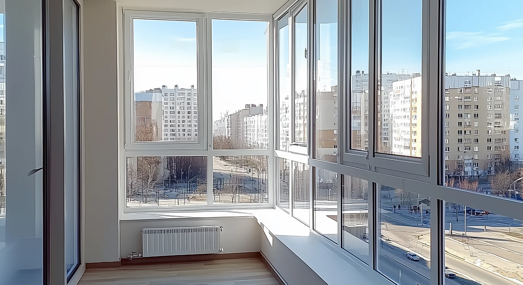 Фотография 0 Остекление лоджии