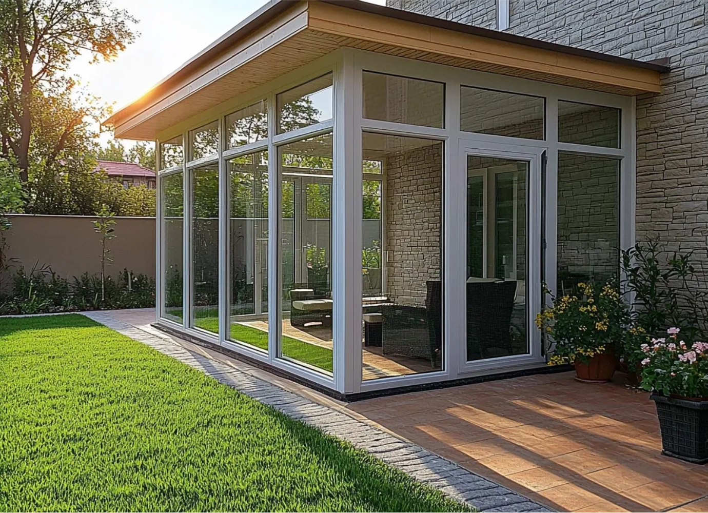 Остекление входных групп